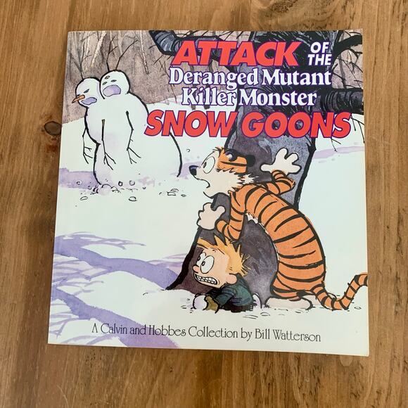 Lot of 2 Calvin and Hobbes Books Watterson Snow Goons Weirdos Scientific - Picture 10 of 10